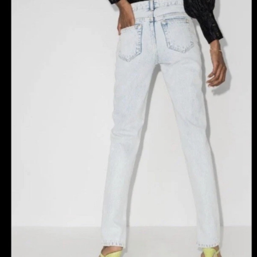 Ganni NWT Slim Fit Straight Leg Jeans Sz 31